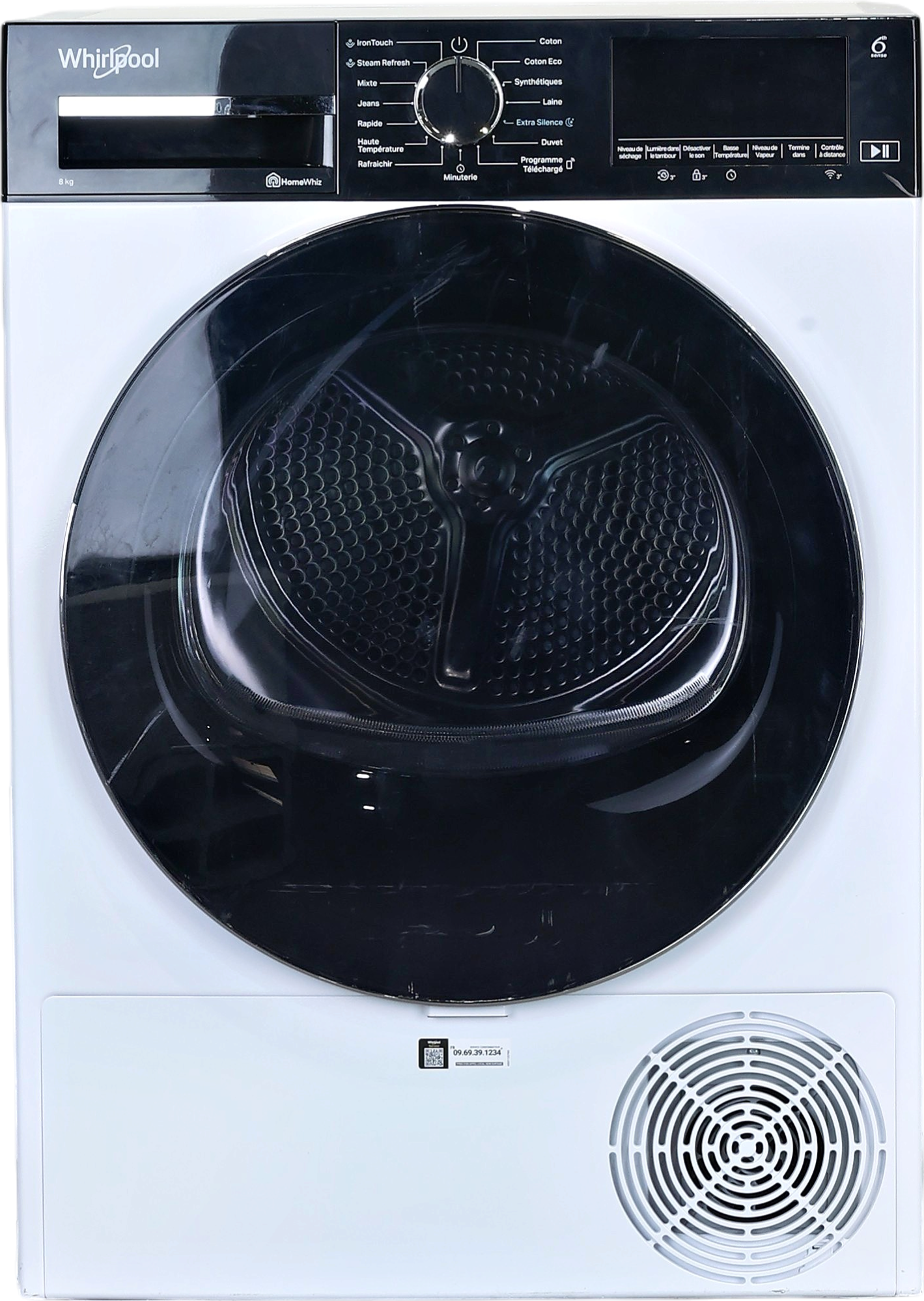 Seche-linge Pompe à Chaleur 8 kg Reconditionné WHIRLPOOL CWD86MWBRFR