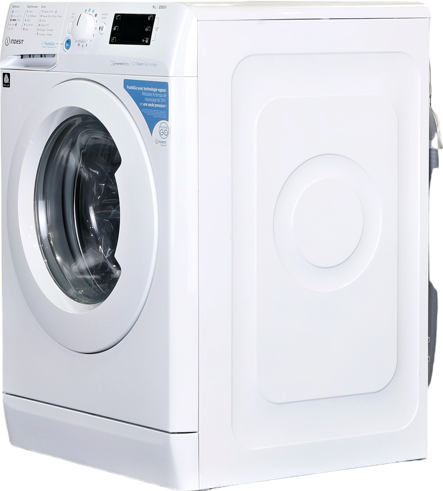 Lave-linge Hublot 9 kg Reconditionné INDESIT BWE91296XWVFR