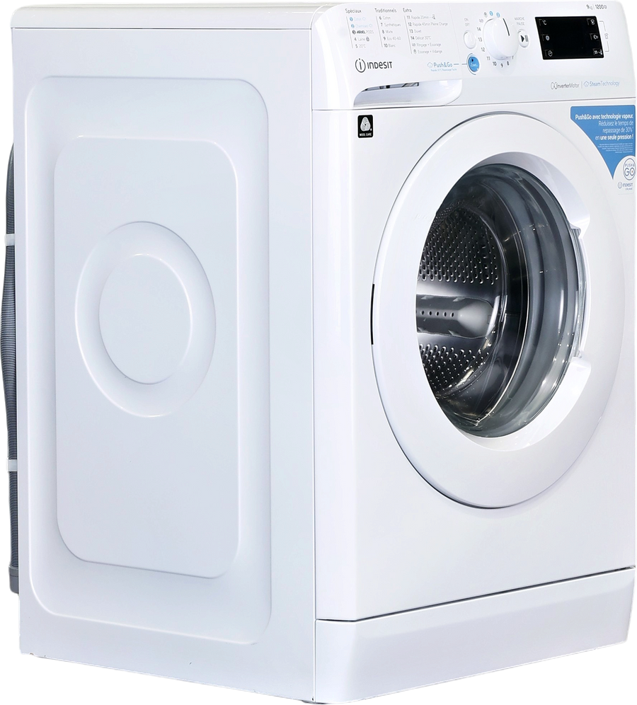 Lave-linge Hublot 9 kg Reconditionné INDESIT BWE91296XWVFR