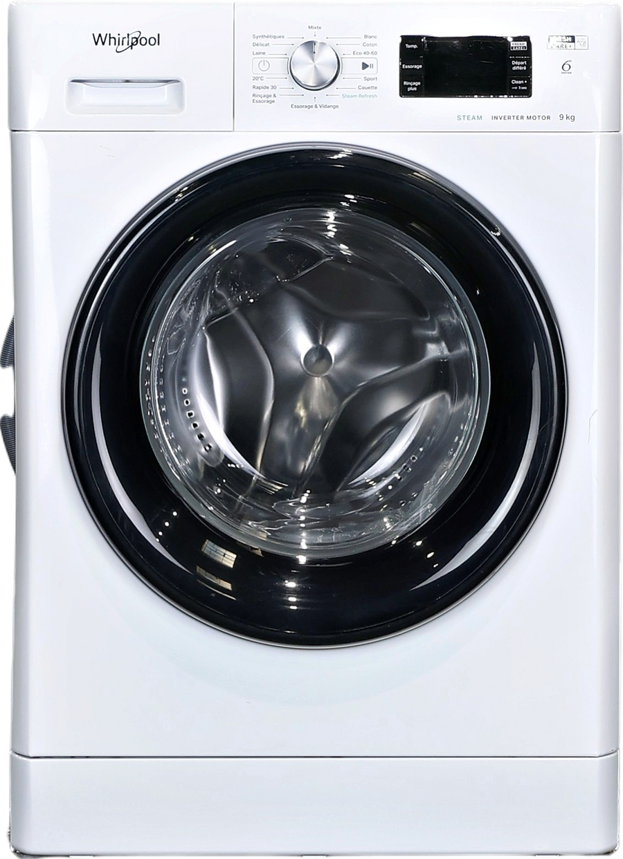 Lave-linge Hublot 9 kg Reconditionné WHIRLPOOL FFBP9469BVFR