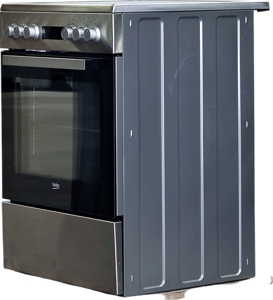 Cuisinière Vitrocéramique 72 L Reconditionné BEKO FSE67300XCS