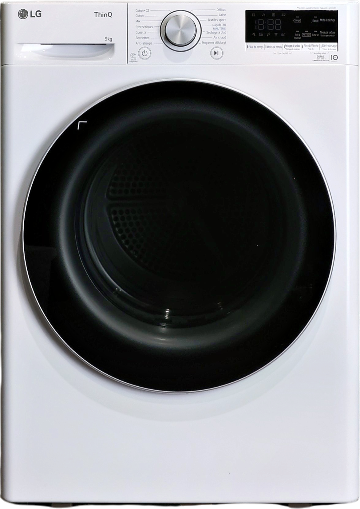 Seche-linge Pompe à Chaleur 9 kg Reconditionné LG RH9V51WH