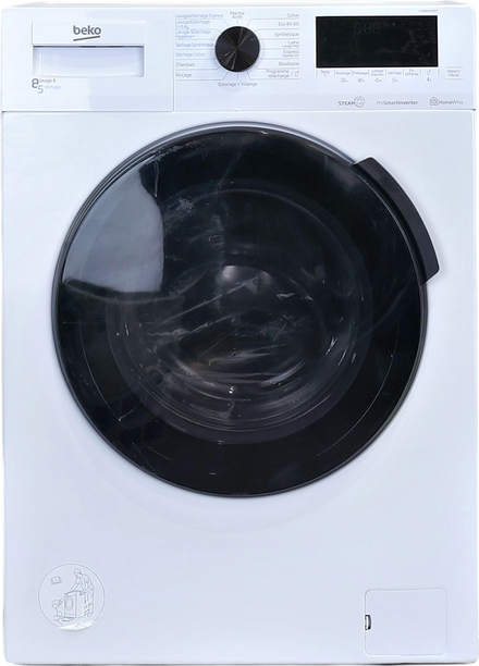 Lave-linge Sechant 8 kg Reconditionné BEKO HTE8614YBST