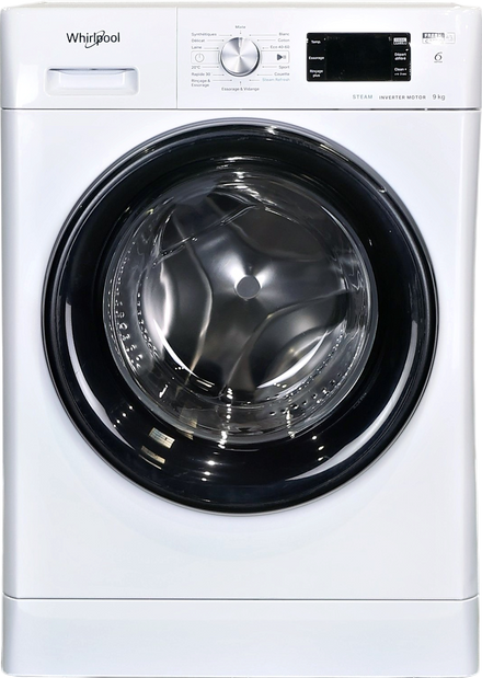 Lave-linge Hublot 9 kg Reconditionné WHIRLPOOL FFBB9489BVFR