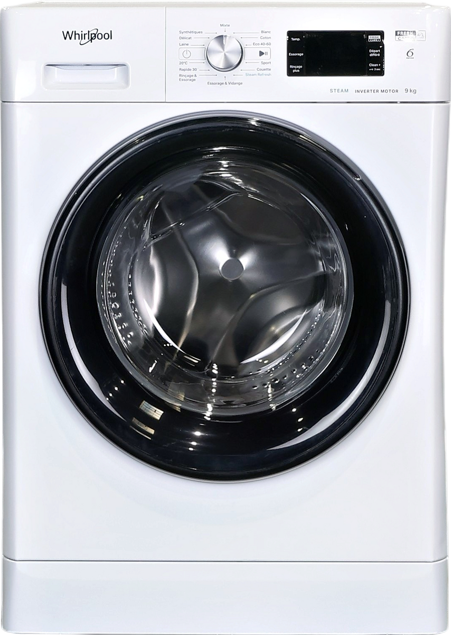 Lave-linge Hublot 9 kg Reconditionné WHIRLPOOL FFBB9489BVFR