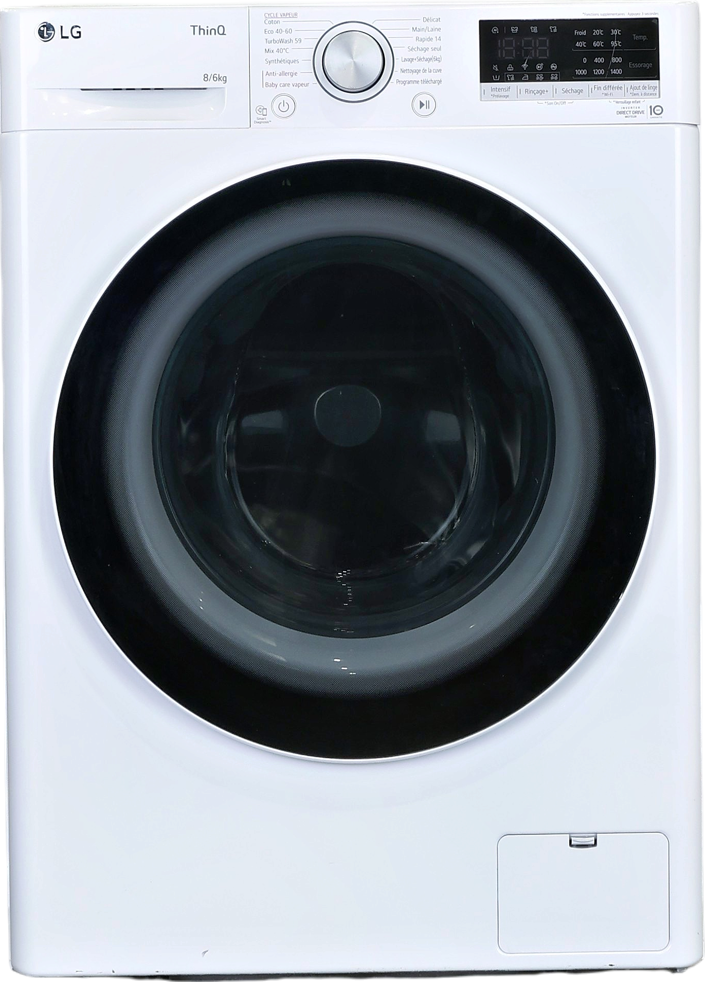Lave-linge Sechant 8 kg Reconditionné LG F864V40WRS
