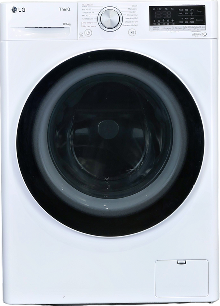 Lave-linge Sechant 8 kg Reconditionné LG F864V40WRS