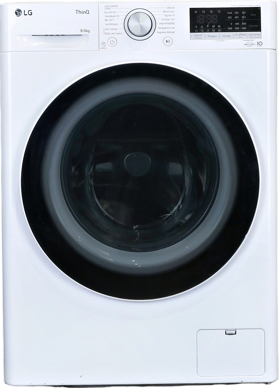 Lave-linge Sechant 8 kg Reconditionné LG F864V40WRS