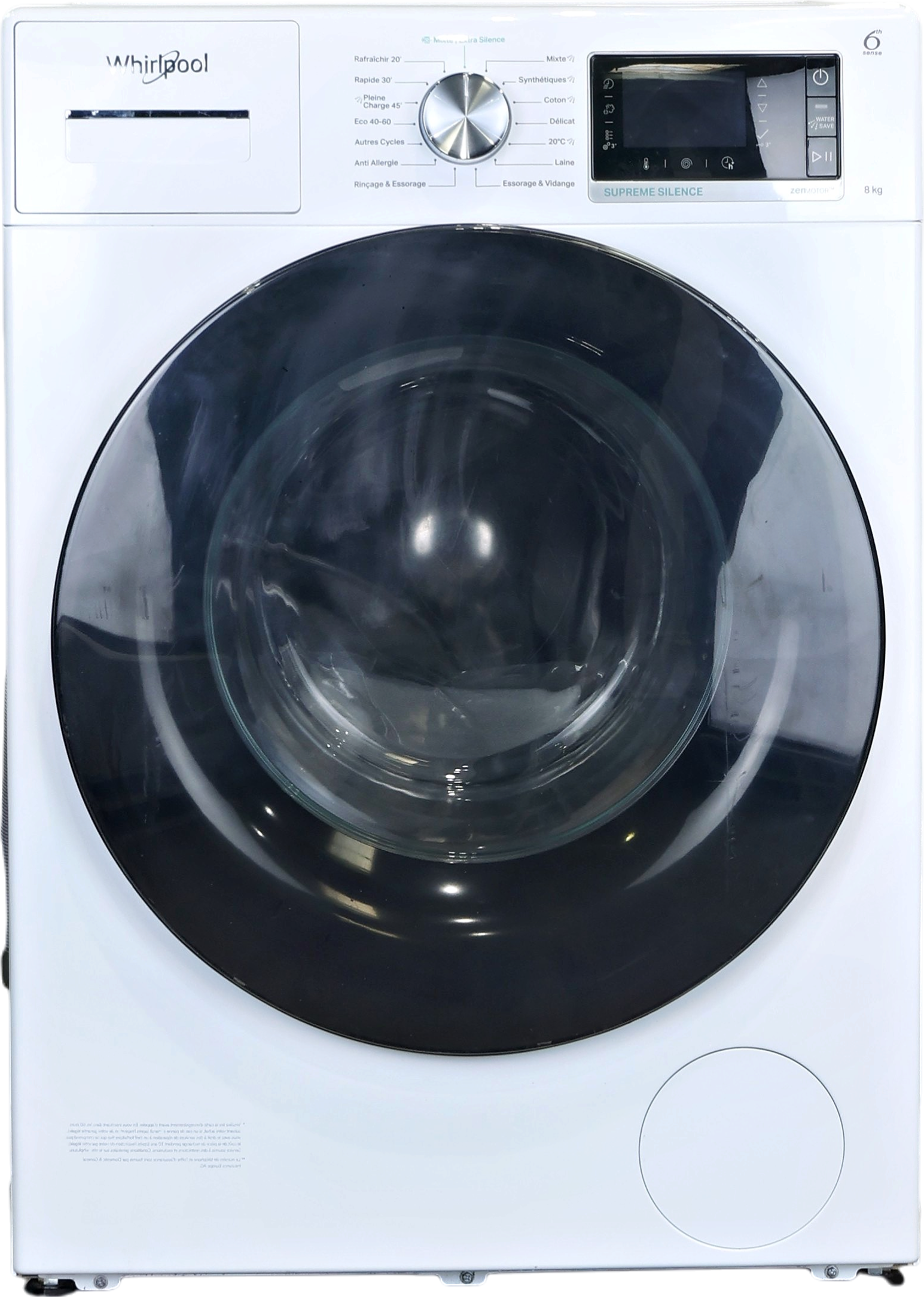 Lave-linge Hublot 8 kg Reconditionné WHIRLPOOL W7X89BSILENCEFR
