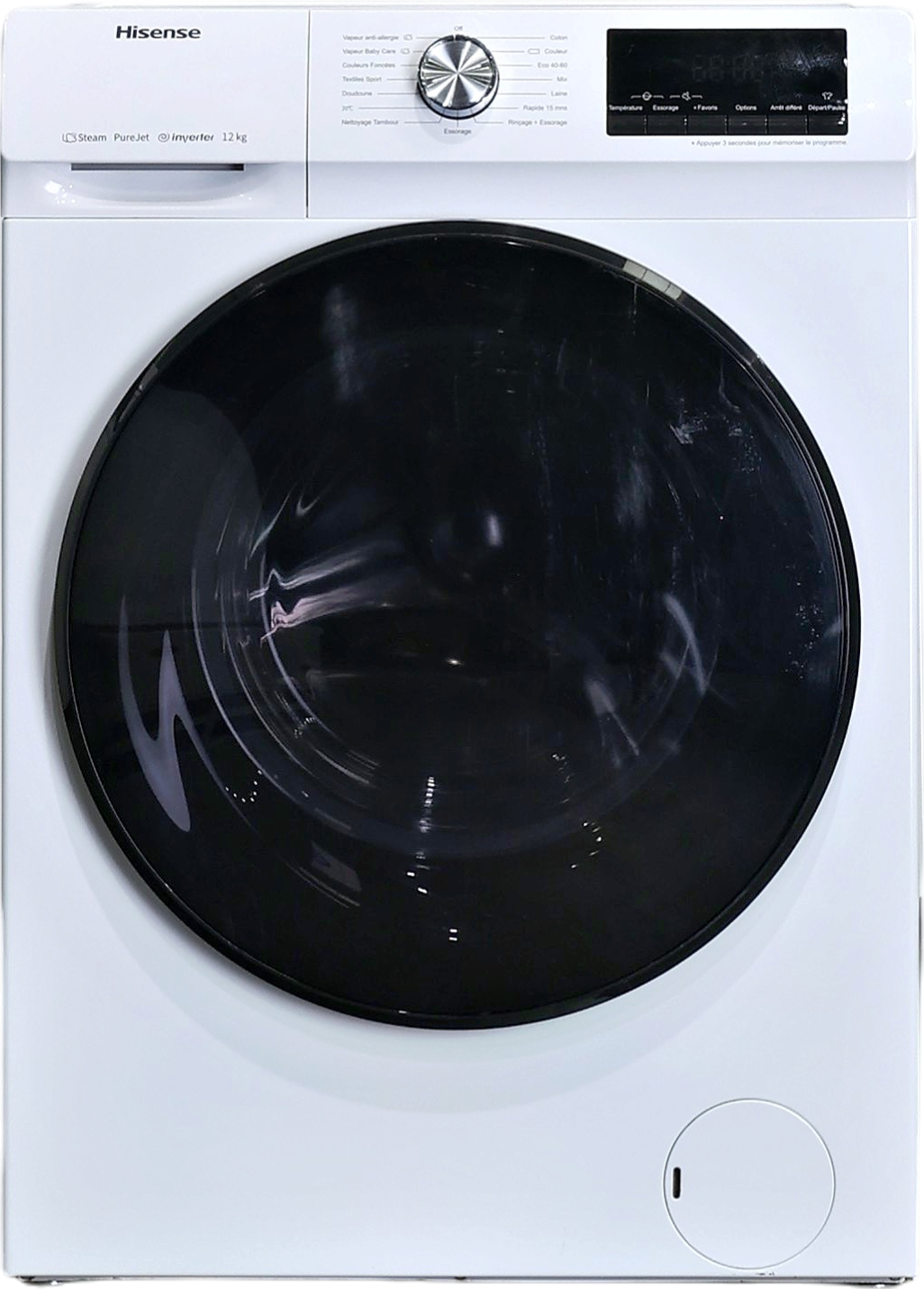 Lave-linge Hublot 12 kg Reconditionné HISENSE WFQA1214EVJM