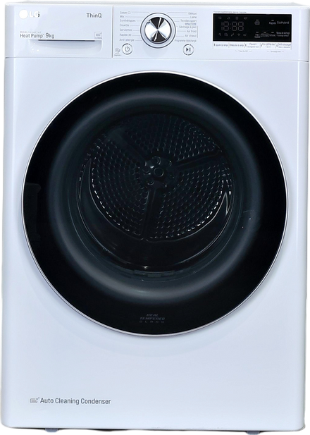 Seche-linge Pompe à Chaleur 9 kg Reconditionné LG RH9V71WH