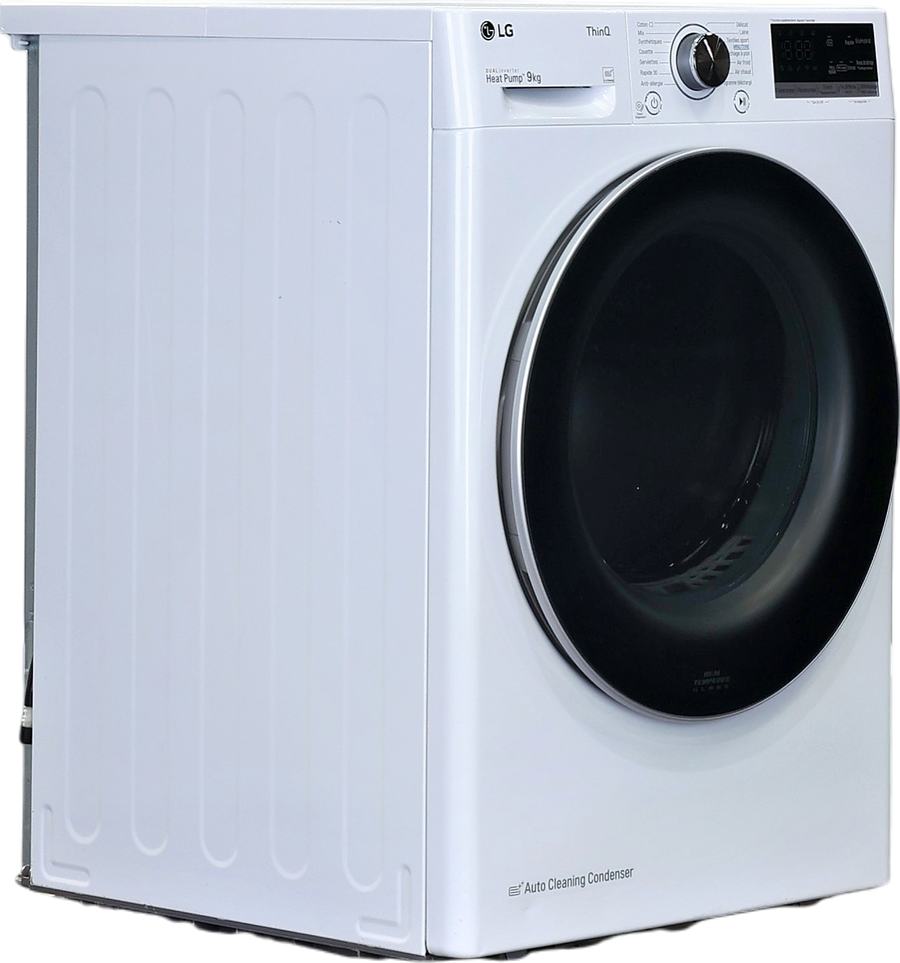 Seche-linge Pompe à Chaleur 9 kg Reconditionné LG RH9V71WH