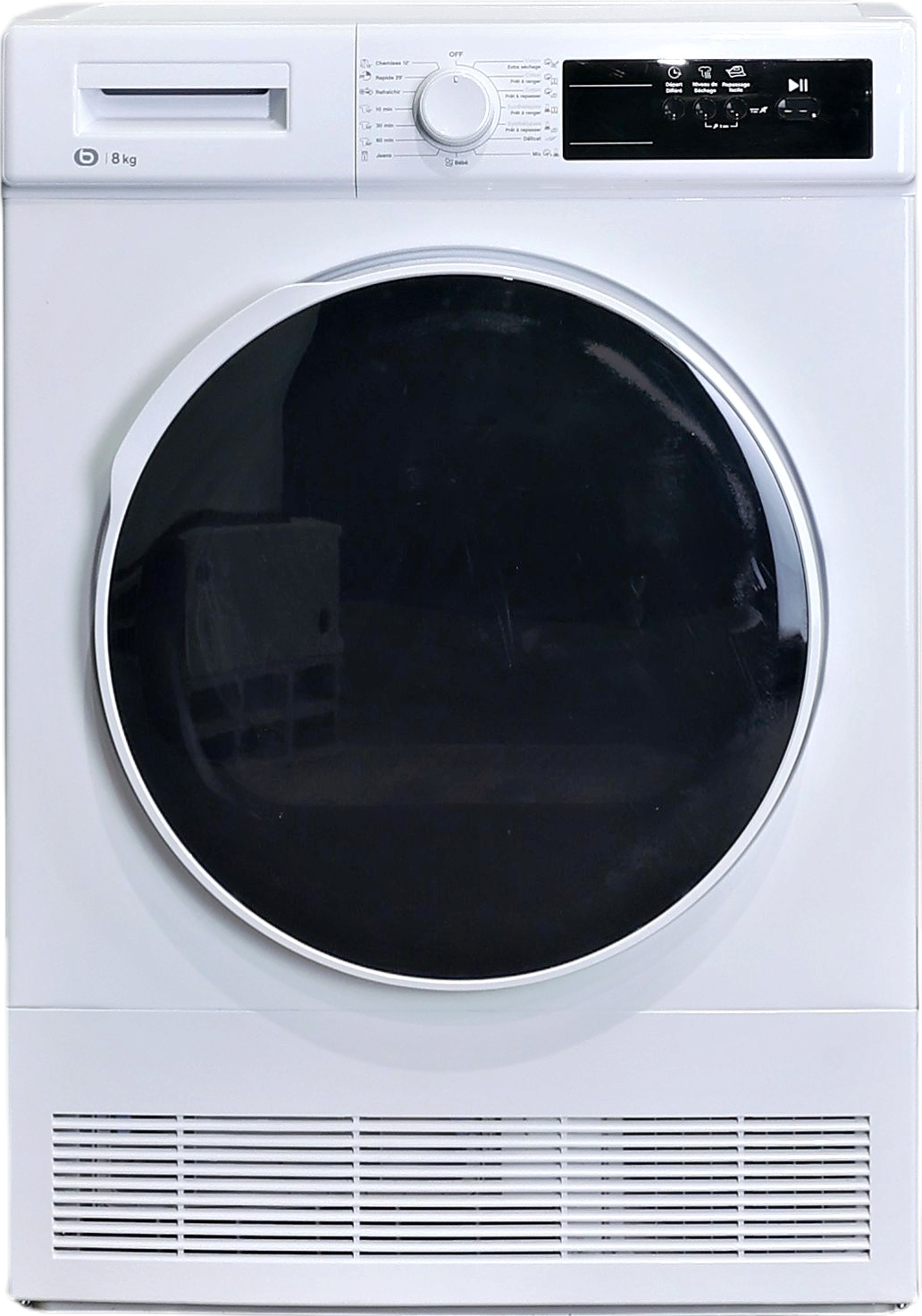 Seche-linge à Condensation 8 kg Reconditionné ESSENTIEL B ESLC8-6b