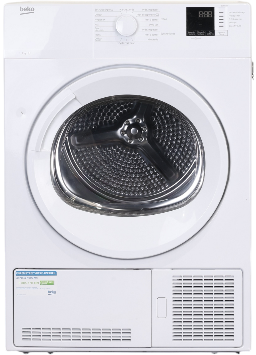 Seche-linge à Condensation 8 kg Reconditionné BEKO DCB816W