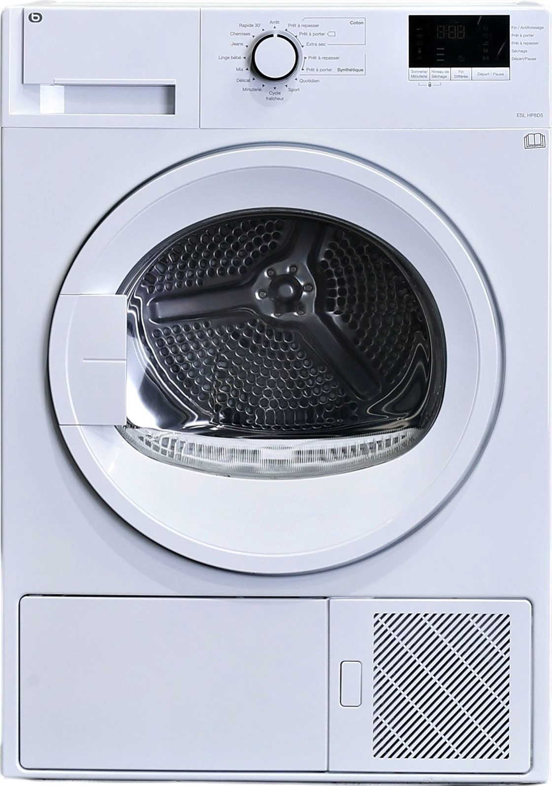Seche-linge Pompe à Chaleur 8 kg Reconditionné ESSENTIEL B ESL-HP8D5