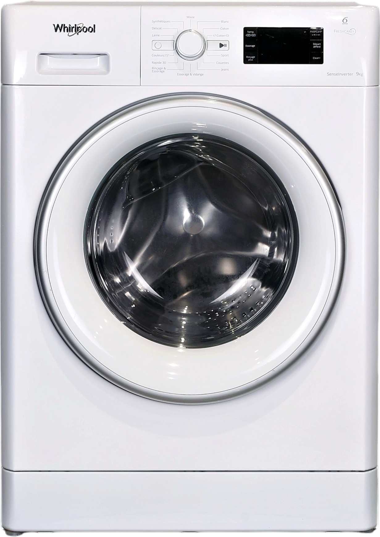 Lave-linge Hublot 9 kg Reconditionné WHIRLPOOL FWG91484WSFR