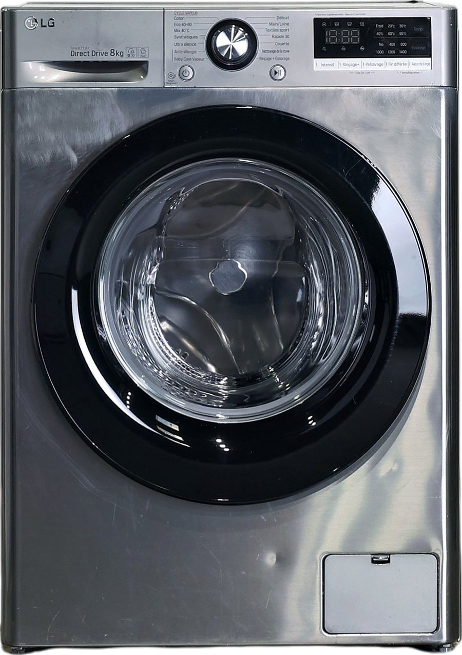 Lave-linge Hublot 8 kg Reconditionné LG F84N15STS