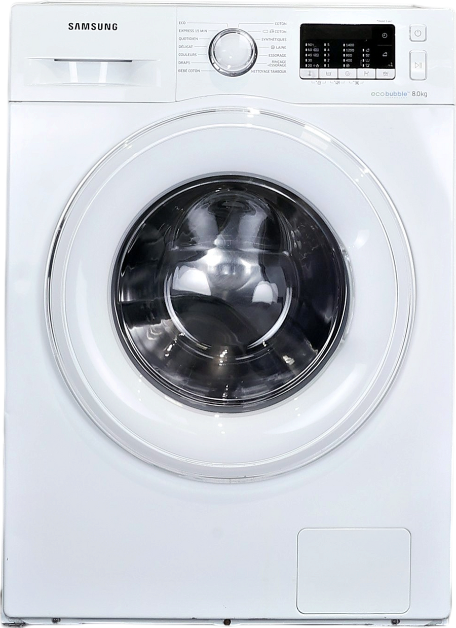 Lave-linge Hublot 8 kg Reconditionné SAMSUNG WW80J5555DW