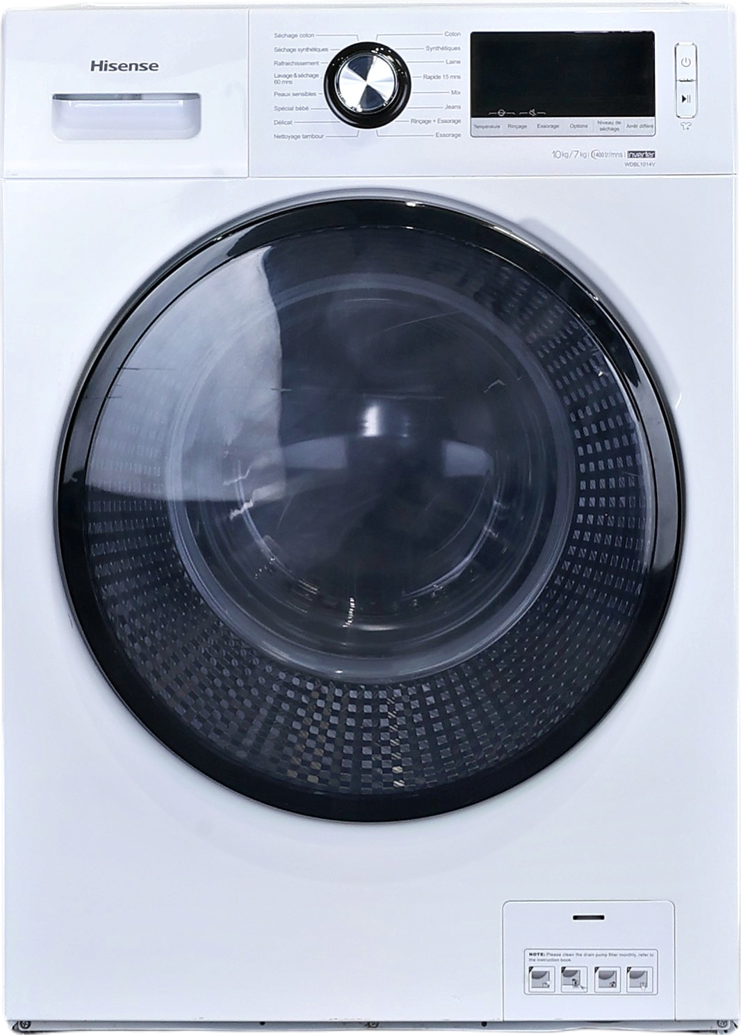 Lave-linge Sechant 10 kg Reconditionné HISENSE WDBL1014V
