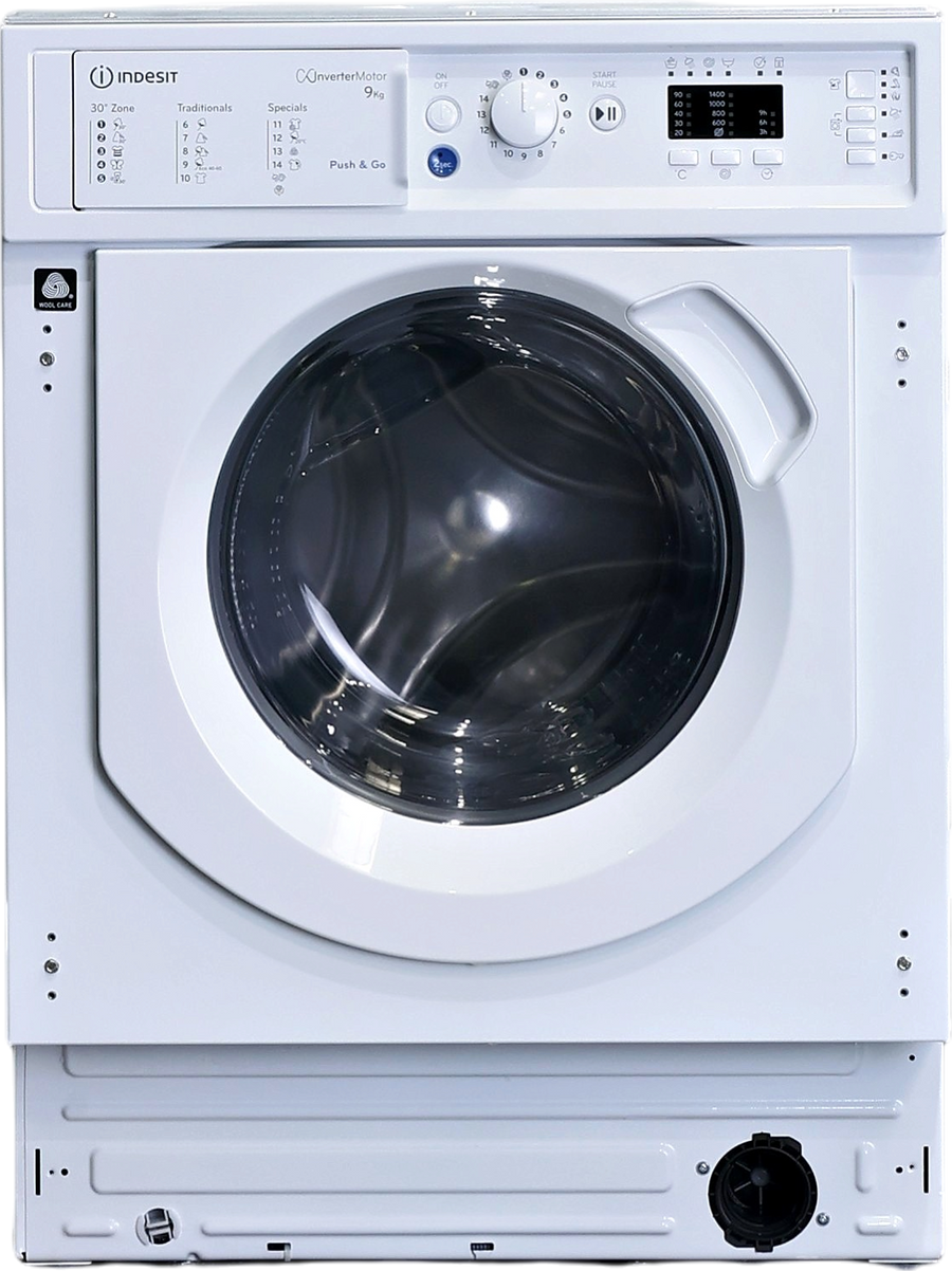 Lave-linge Hublot 9 kg Reconditionné INDESIT BIWMIL91485EU