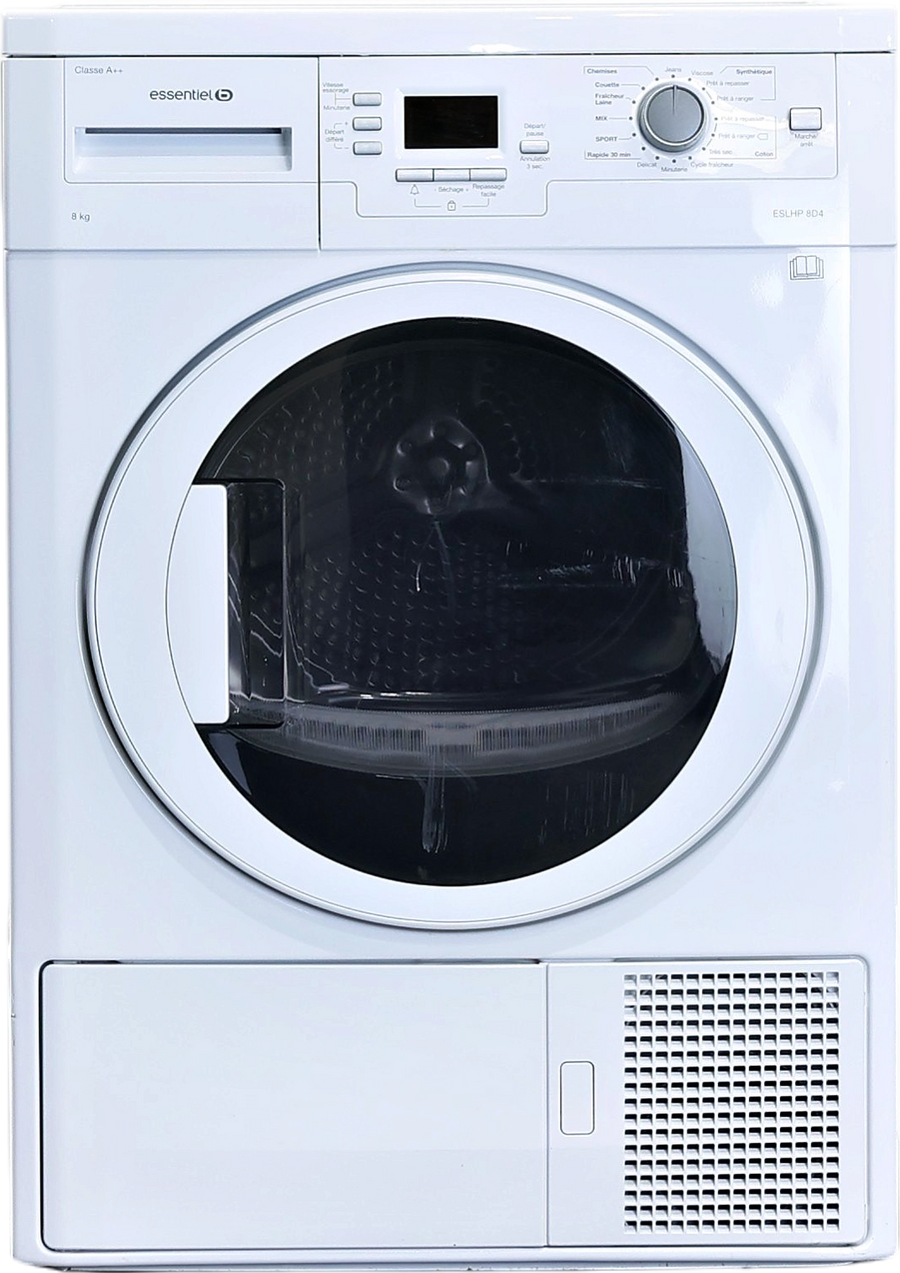 Seche-linge Pompe à Chaleur 8 kg Reconditionné ESSENTIEL B ESLHP8D4