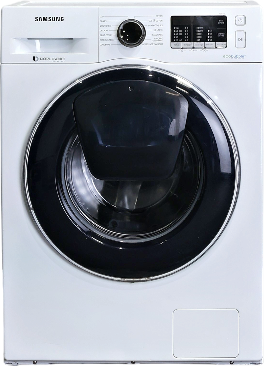 Lave-linge Hublot 8 kg Reconditionné SAMSUNG WW80K5410UW