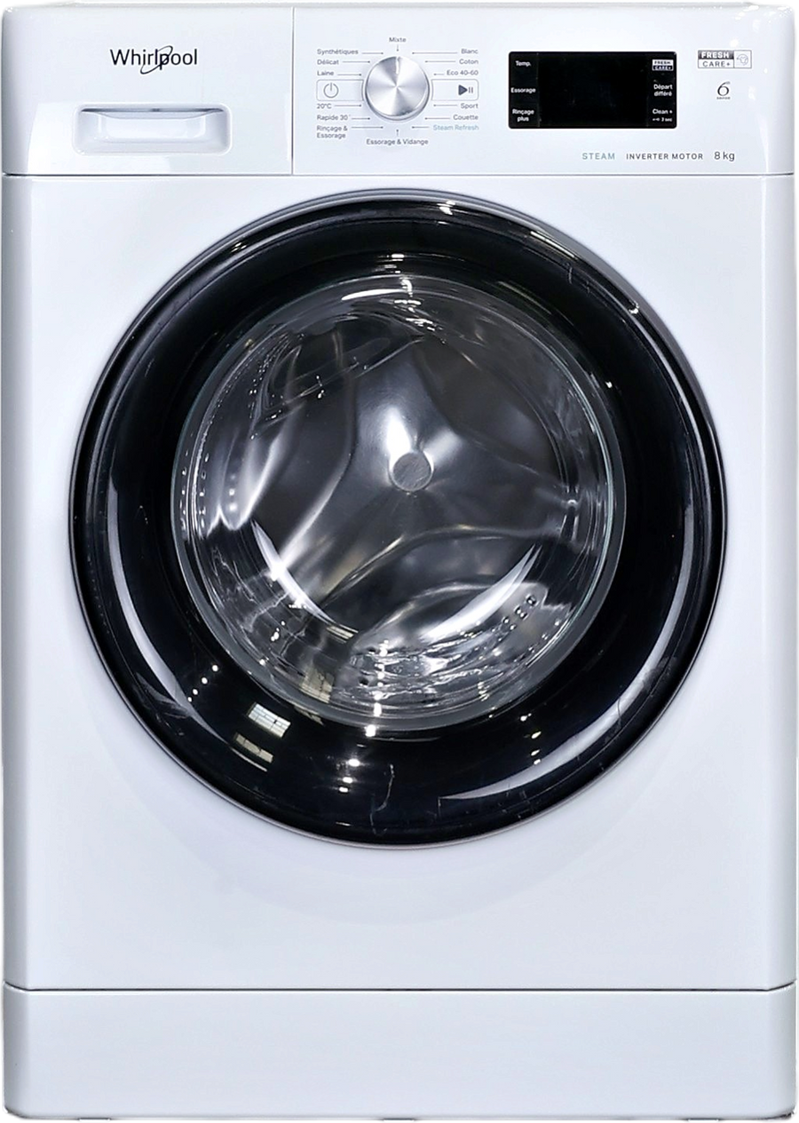Lave-linge Hublot 9 kg Reconditionné WHIRLPOOL FFBP9489BVFR