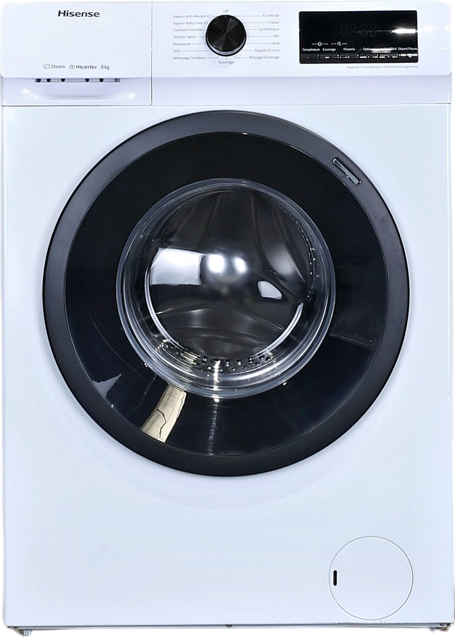 Lave-linge Hublot 8 kg Reconditionné HISENSE W814QPM