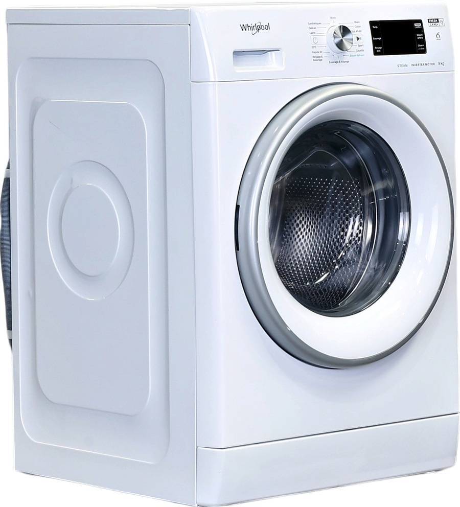 Lave-linge Hublot 9 kg Reconditionné WHIRLPOOL FFBP9248SVFR