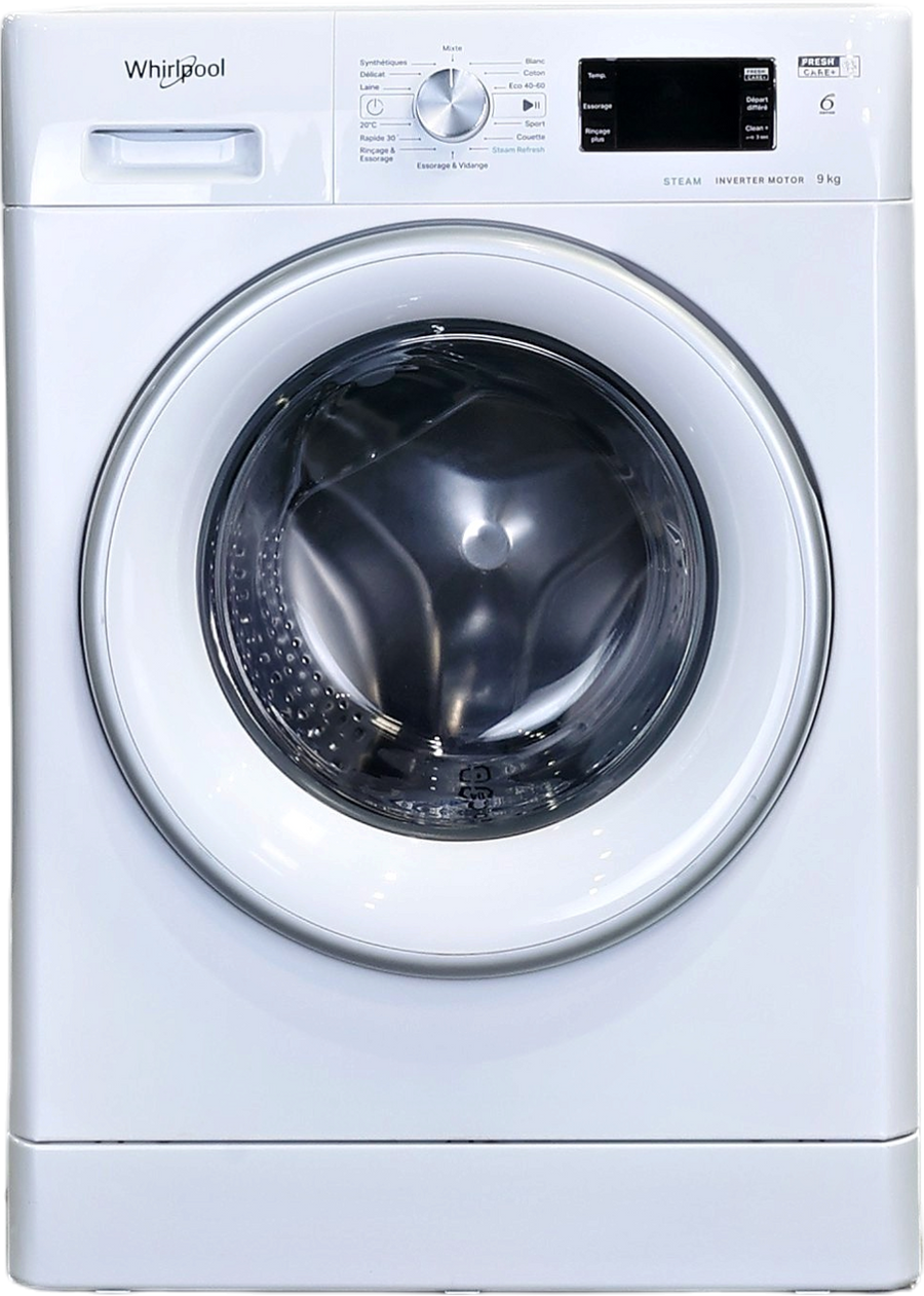 Lave-linge Hublot 9 kg Reconditionné WHIRLPOOL FFBP9248SVFR