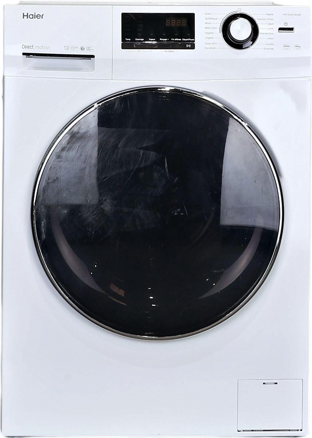 Lave-linge Hublot 10 kg Reconditionné HAIER HW100-B14636N