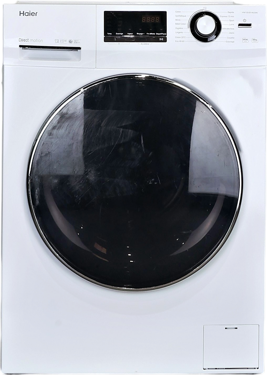 Lave-linge Hublot 10 kg Reconditionné HAIER HW100-B14636N