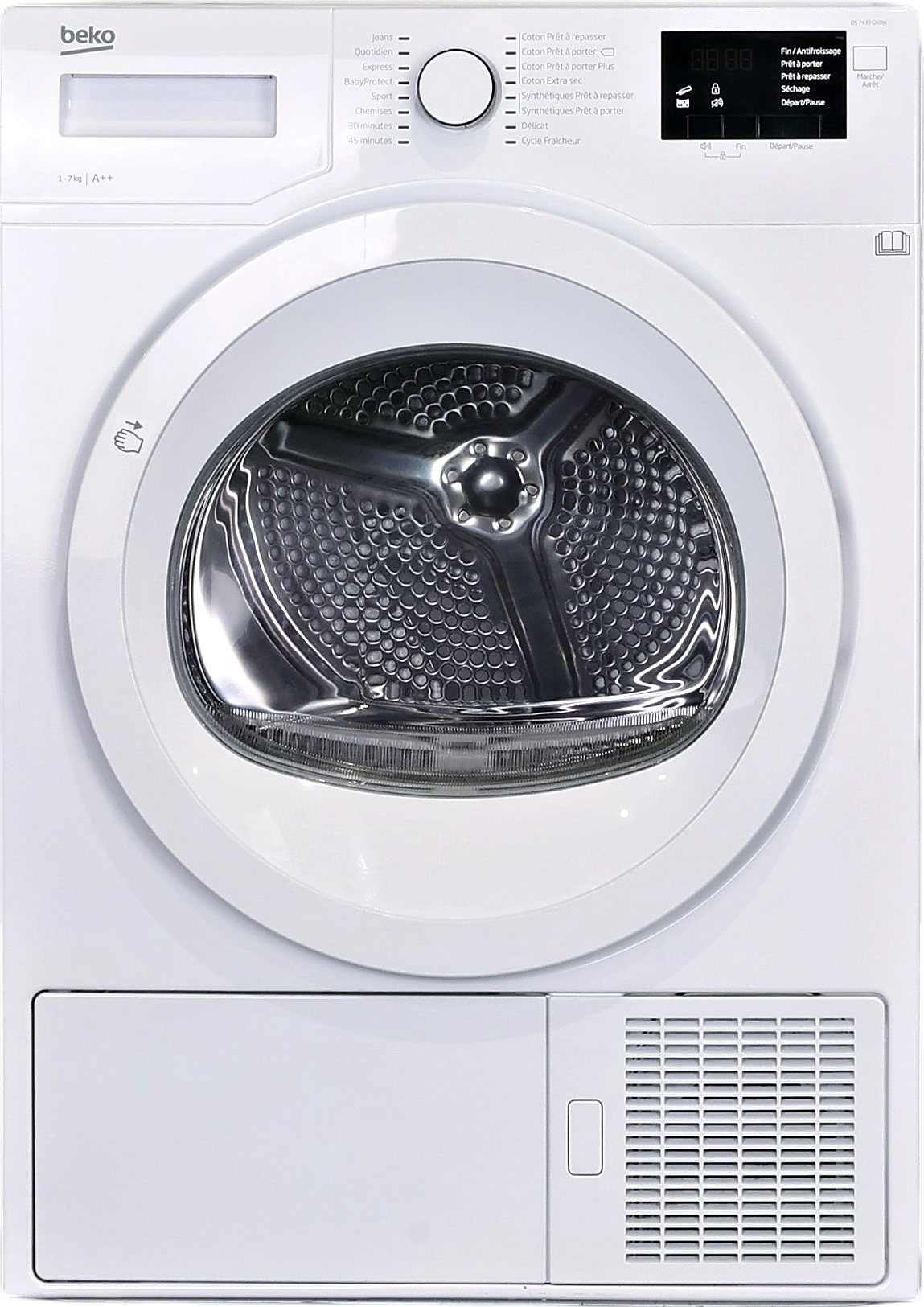 Seche-linge Pompe à Chaleur 7 kg Reconditionné BEKO DS7433GX0W