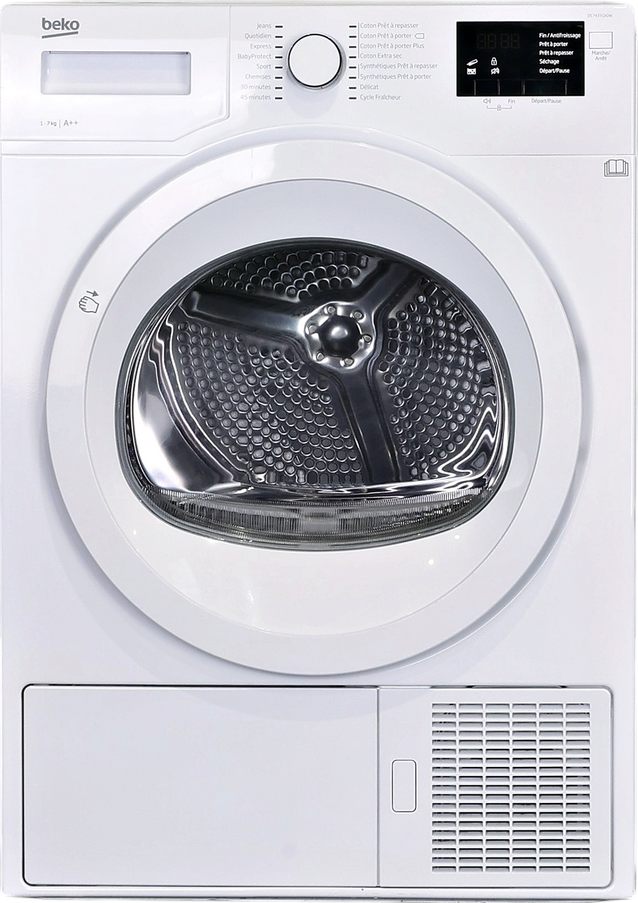 Seche-linge Pompe à Chaleur 7 kg Reconditionné BEKO DS7433GX0W