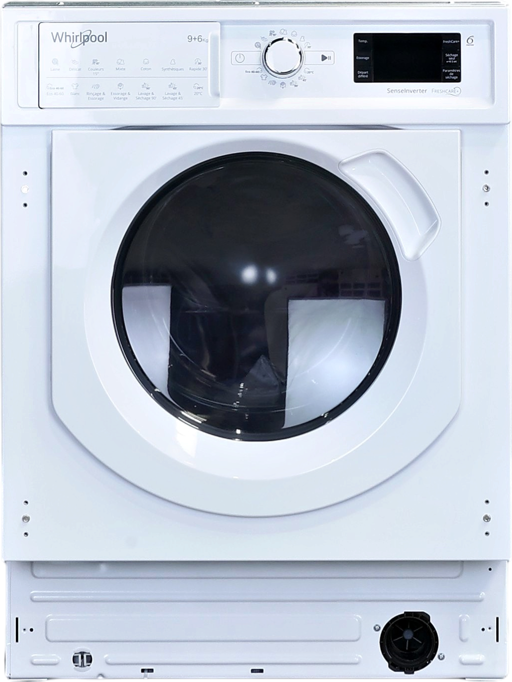 Lave-linge Hublot 9 kg Reconditionné WHIRLPOOL BIWDWG96146FR