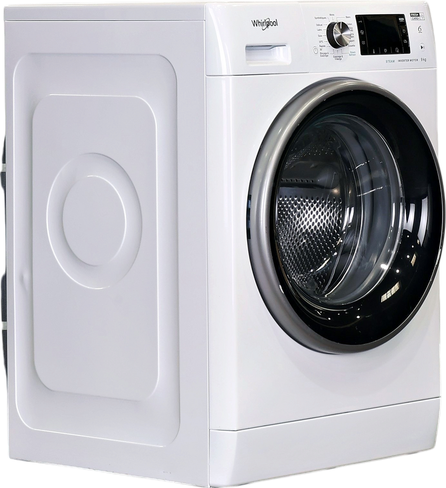 Lave-linge Hublot 9 kg Reconditionné WHIRLPOOL FFDD9448BSVFR
