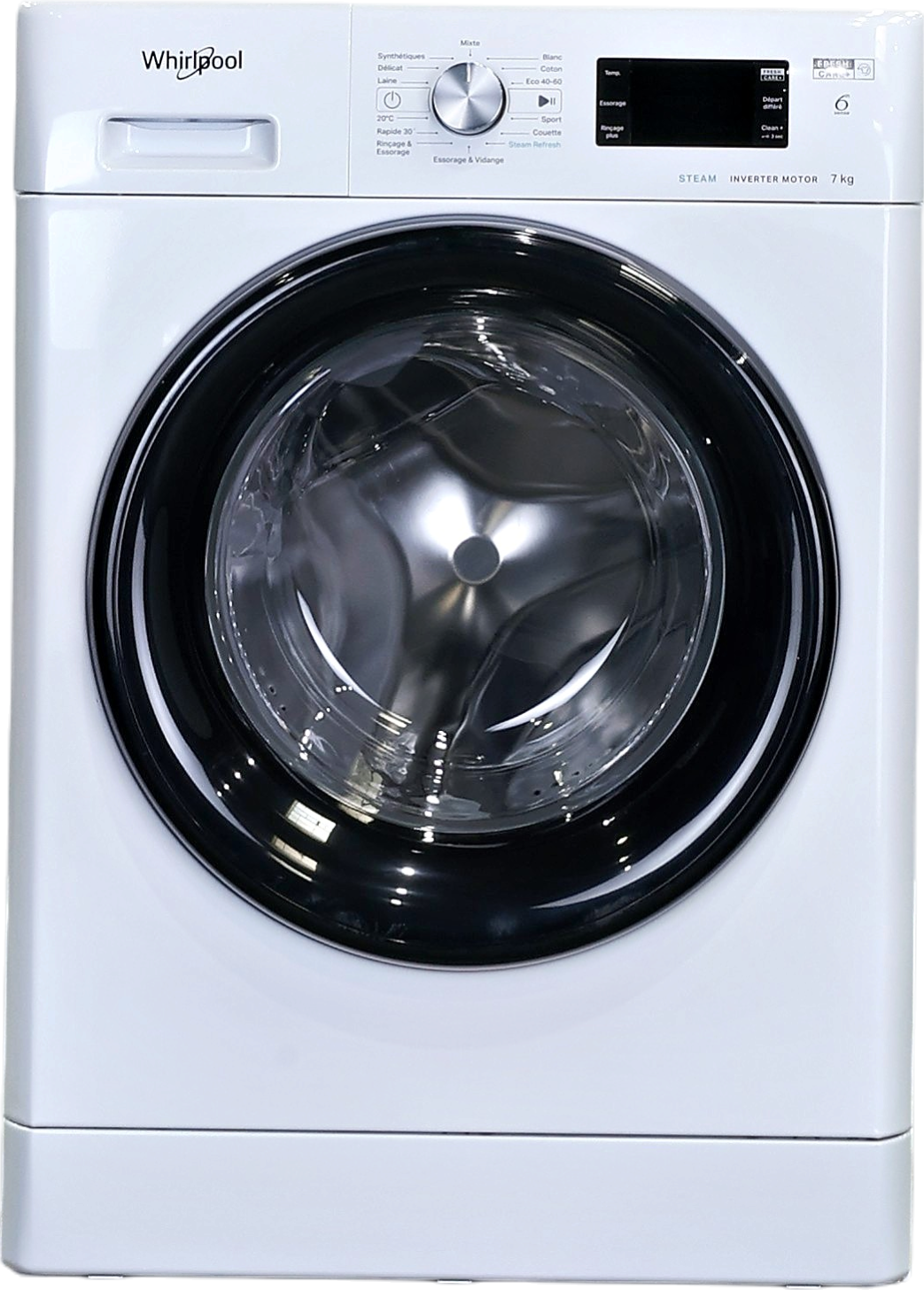 Lave-linge Hublot 7 kg Reconditionné WHIRLPOOL FFB7469BVFR