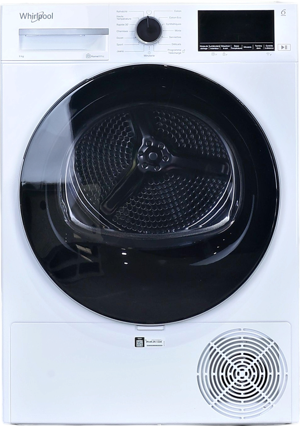 Seche-linge Pompe à Chaleur 9 kg Reconditionné WHIRLPOOL CWD93MWBSFRX