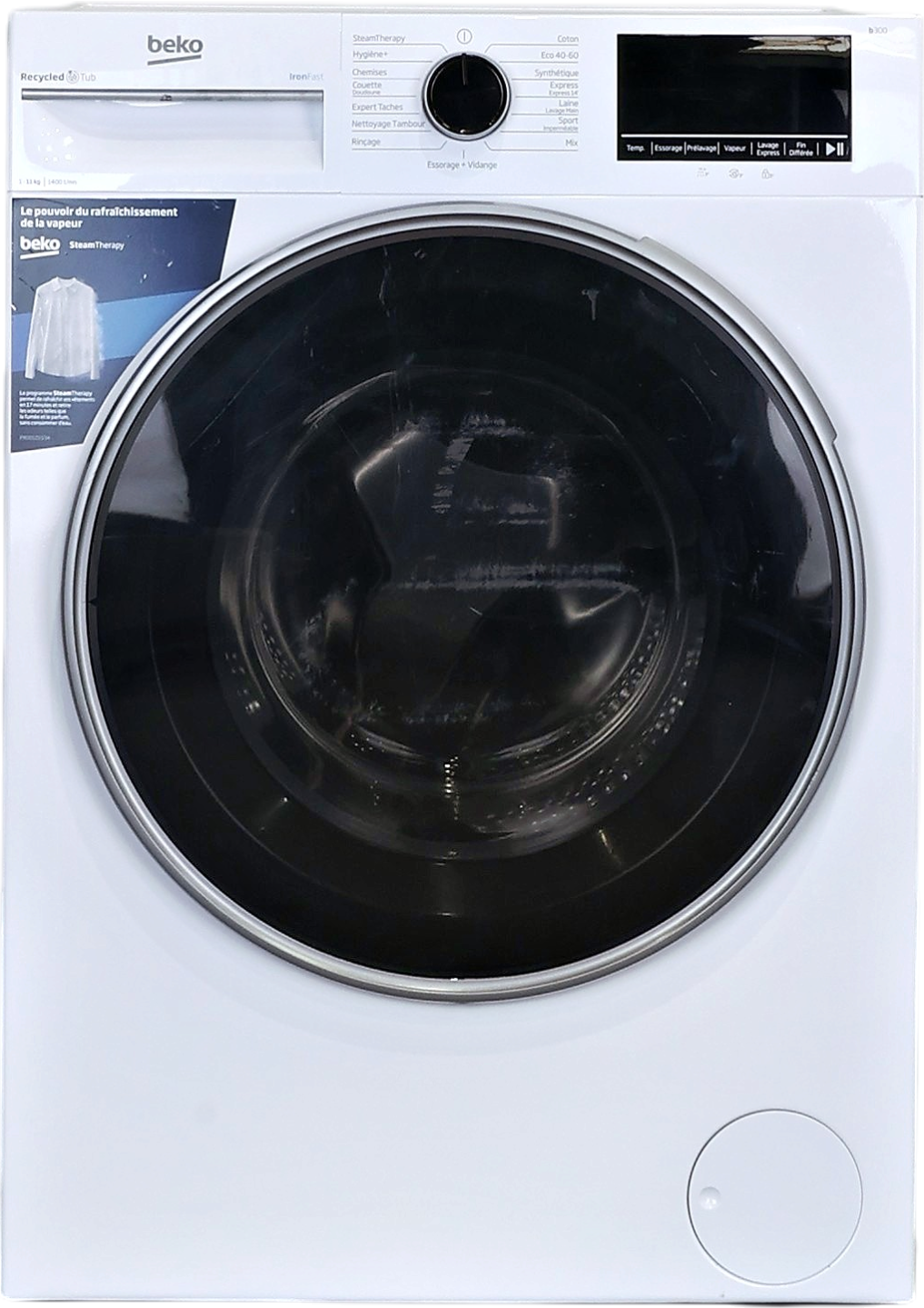 Lave-linge Hublot 11 kg Reconditionné BEKO B5WFT31145W