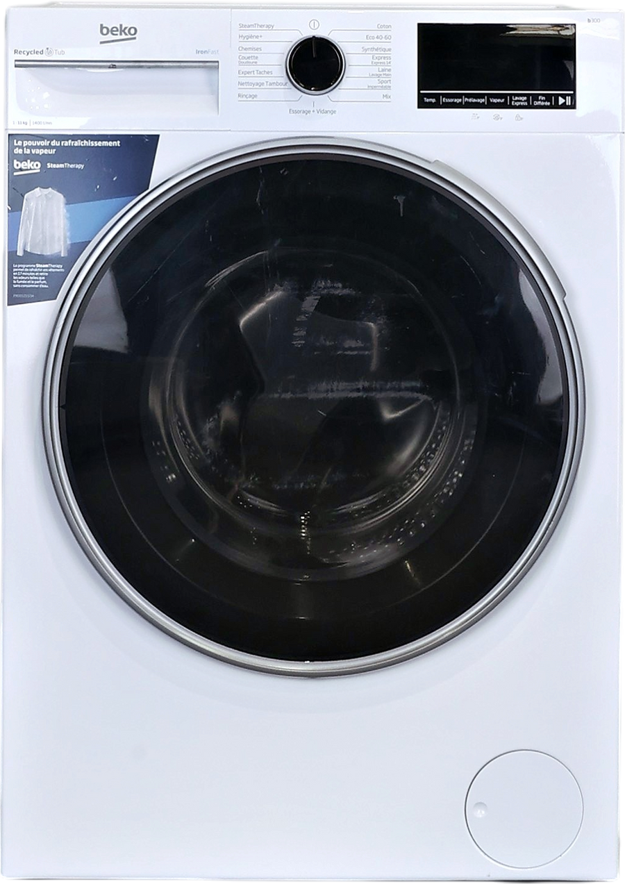 Lave-linge Hublot 11 kg Reconditionné BEKO B5WFT31145W