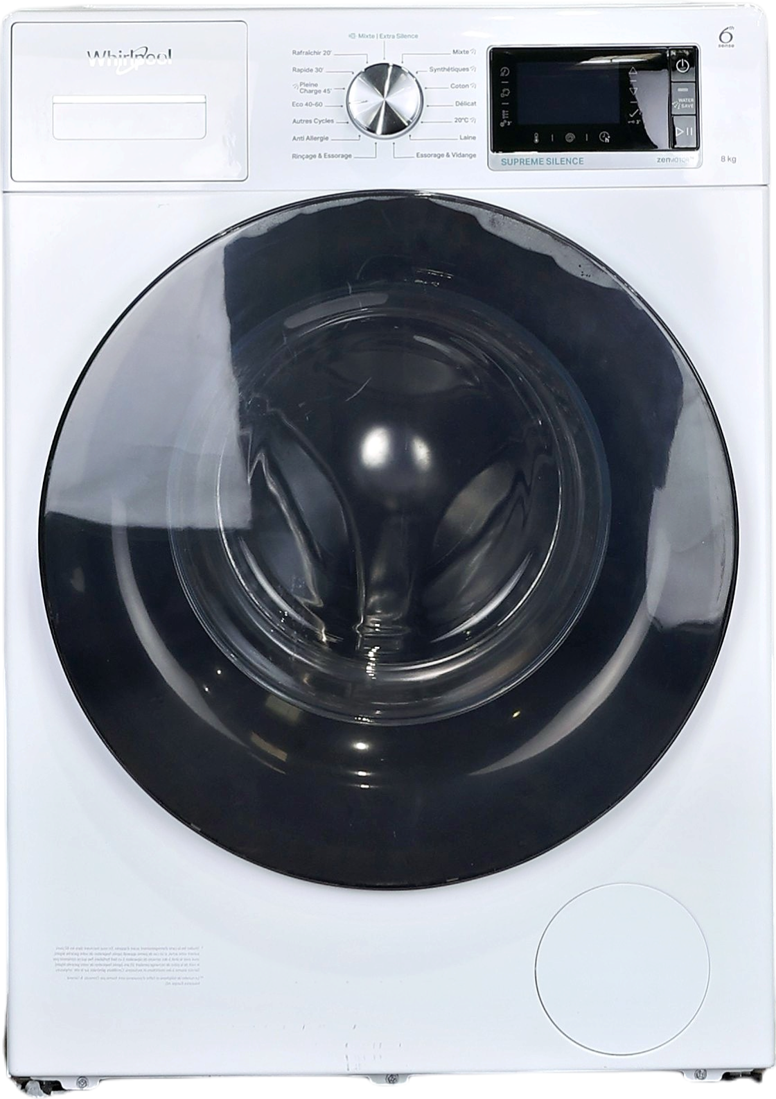 Lave-linge Hublot 8 kg Reconditionné WHIRLPOOL W7X89BSILENCEFR