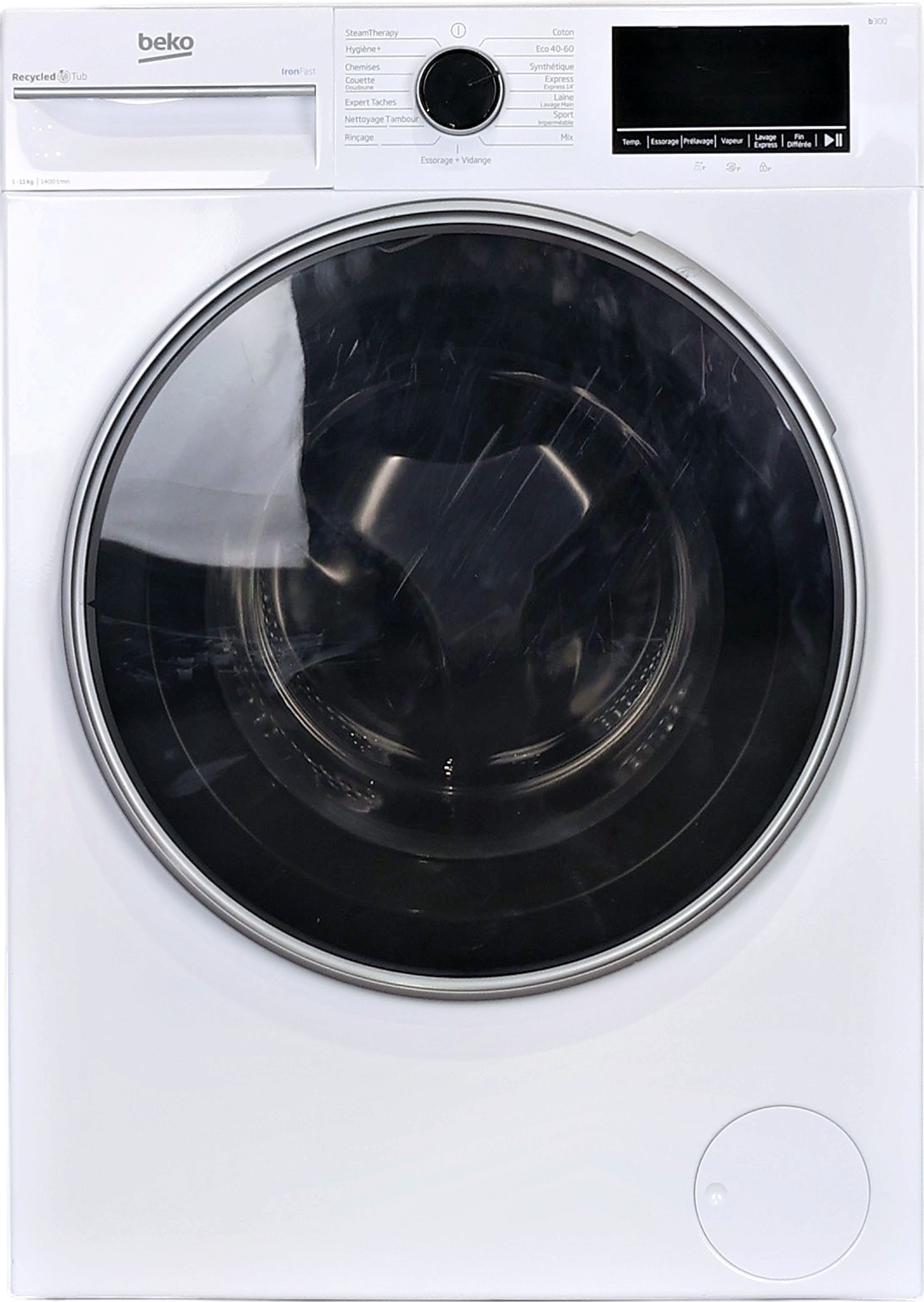 Lave-linge Hublot 11 kg Reconditionné BEKO B5WFT31145W