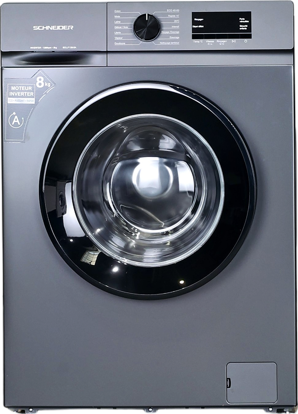 Lave-linge Hublot 8 kg Reconditionné SCHNEIDER SCLLF128-SA