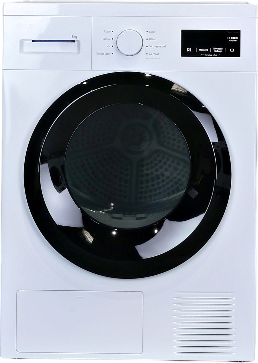 Seche-linge Pompe à Chaleur 8 kg Reconditionné LG RH8N15WH