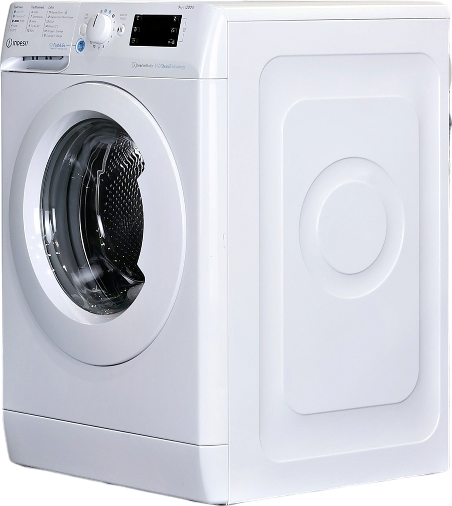 Lave-linge Hublot 9 kg Reconditionné INDESIT BWE91296XWVFR
