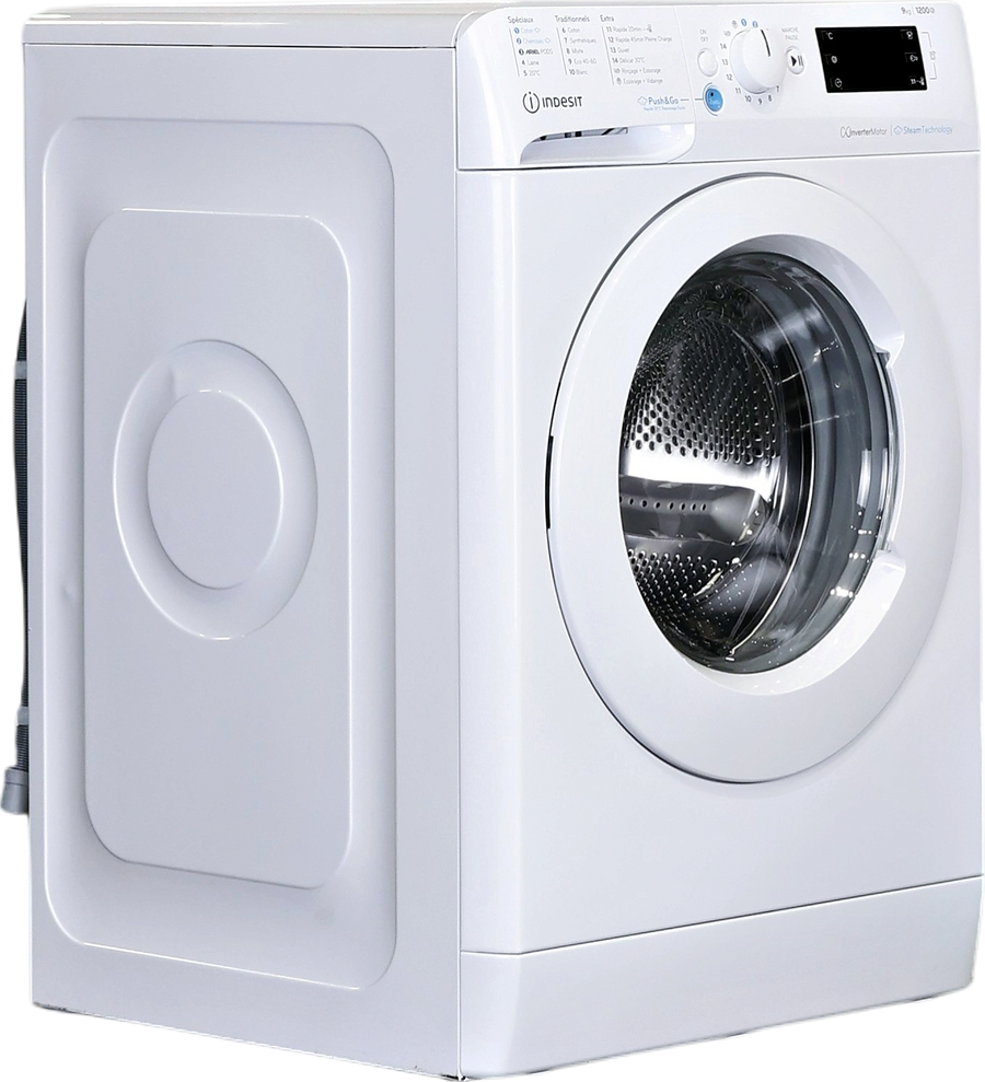 Lave-linge Hublot 9 kg Reconditionné INDESIT BWE91296XWVFR