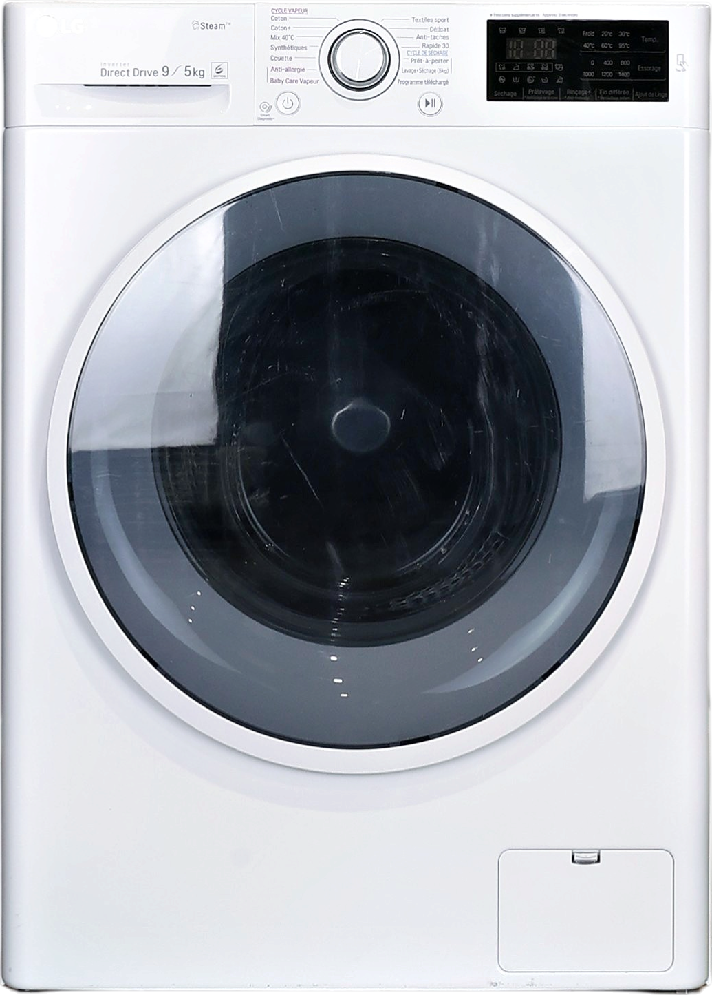 Lave-linge Sechant 9 kg Reconditionné LG F954J60WRS
