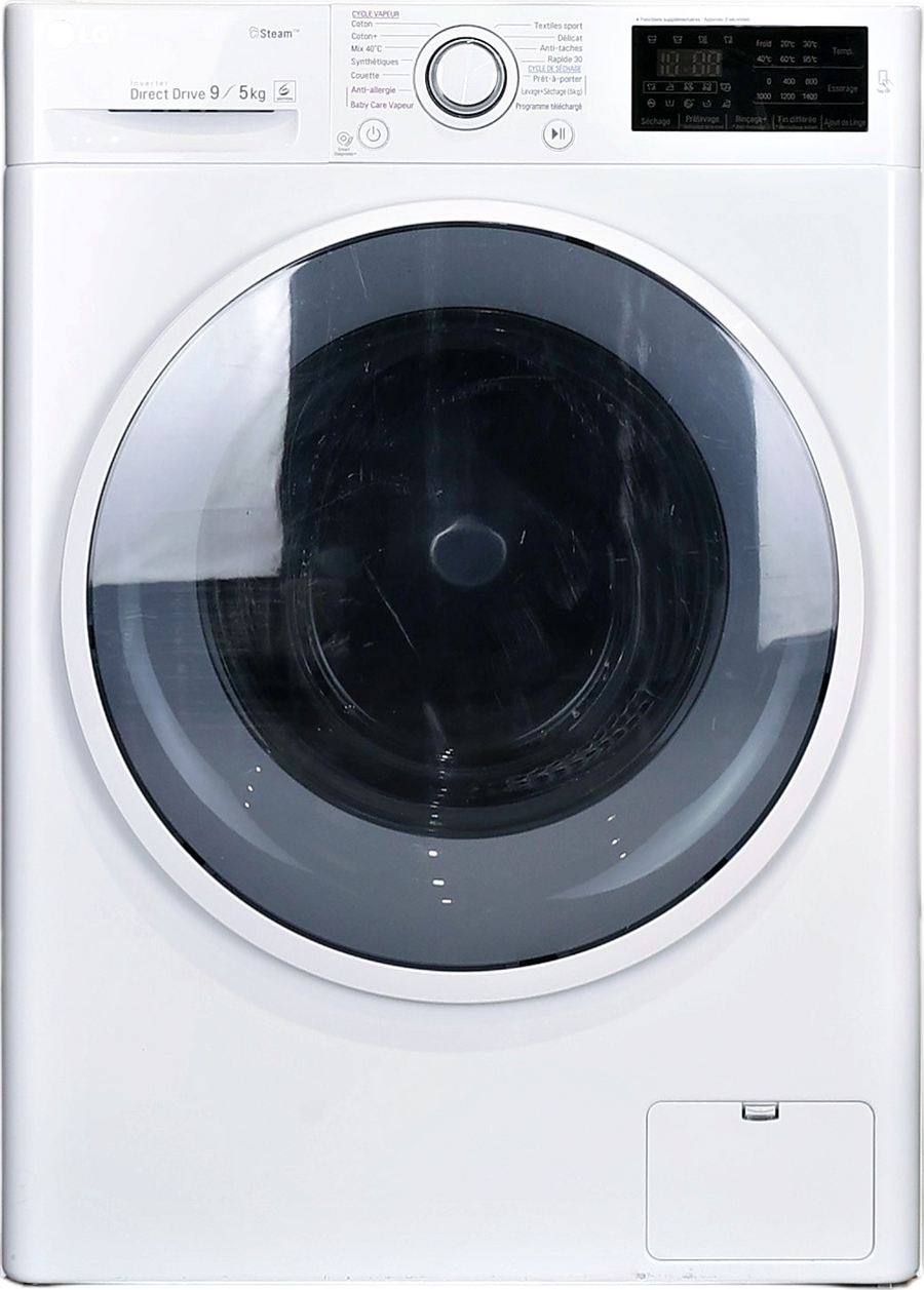Lave-linge Sechant 9 kg Reconditionné LG F954J60WRS