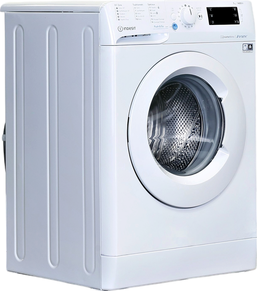 Lave-linge Hublot 7 kg Reconditionné INDESIT BWE71483WFRN