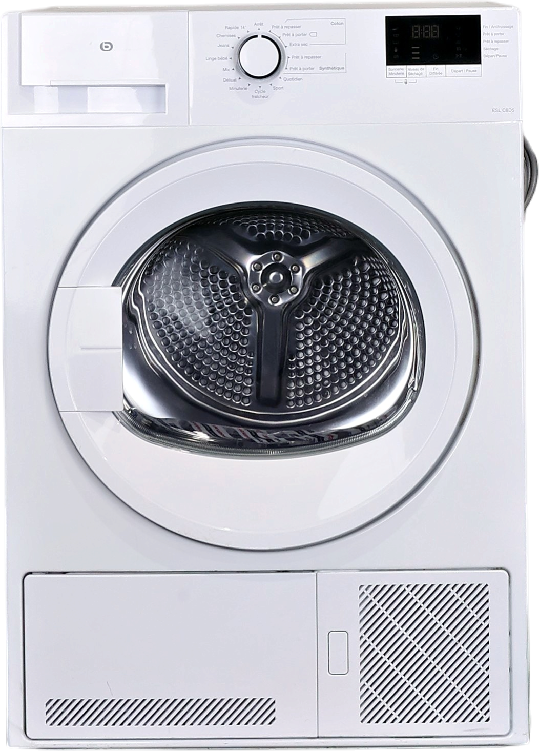Seche-linge à Condensation 8 kg Reconditionné ESSENTIEL B ESLC8D5